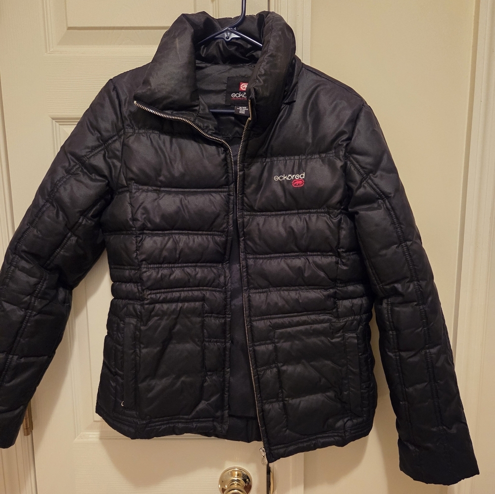 Ecko Red Black Puffer Jacket